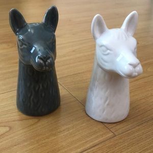Llama Salt and Pepper Shakers